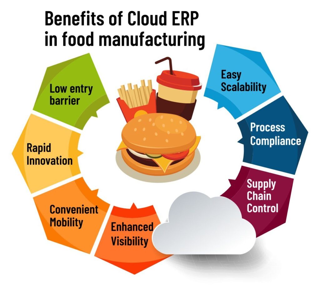 Benefits of Cloud ERP in food manufacturing